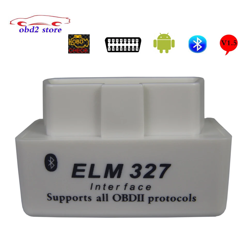 Супер Мини ELM 327 V1.5 ELM327 Bluetooth Obd2 автомобильный диагностический сканер для Android ELM-327 Obd 2 считывания кодов диагностический инструмент