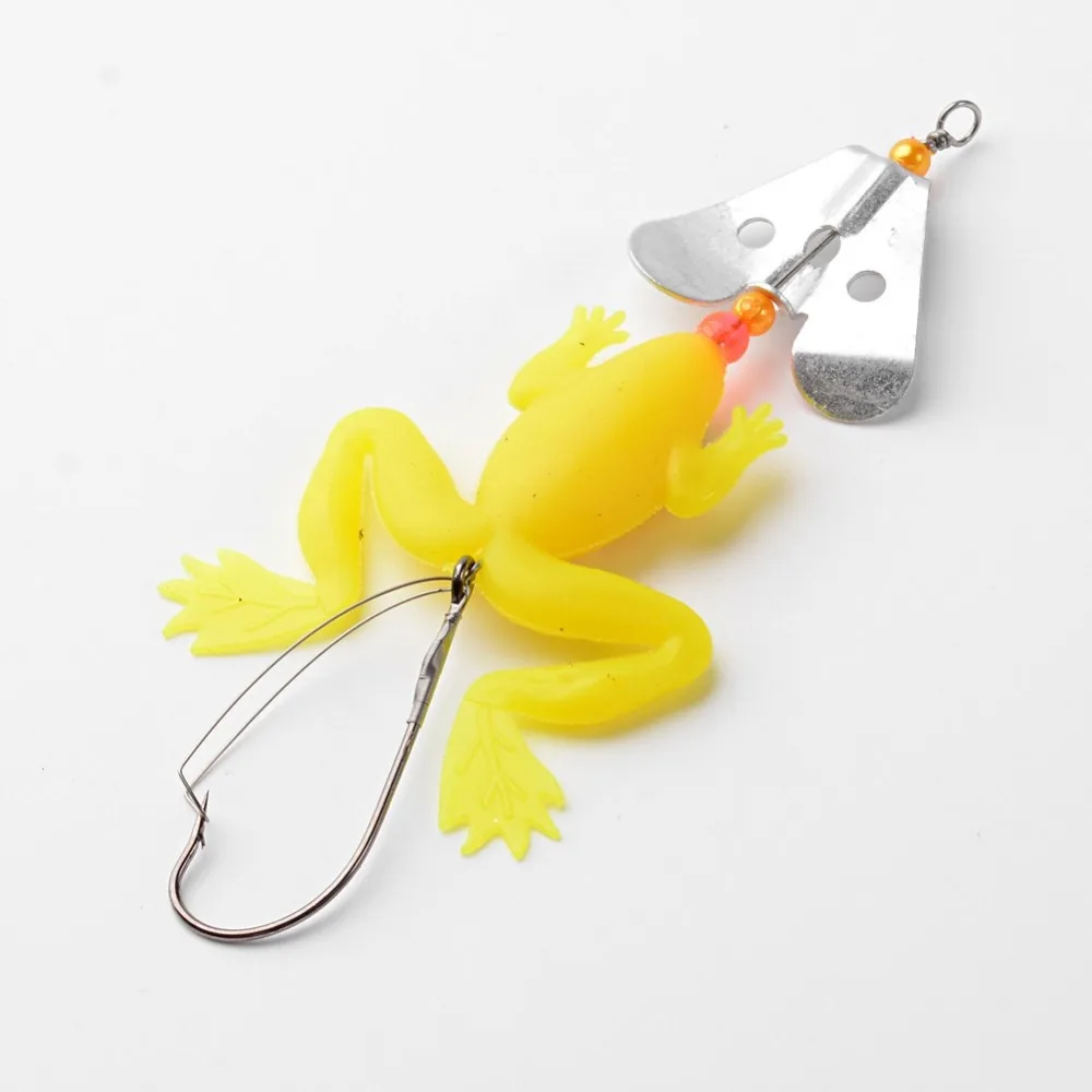 Новинка мягкая рыболовная приманка снасть пластиковая лягушка воблер приманки с