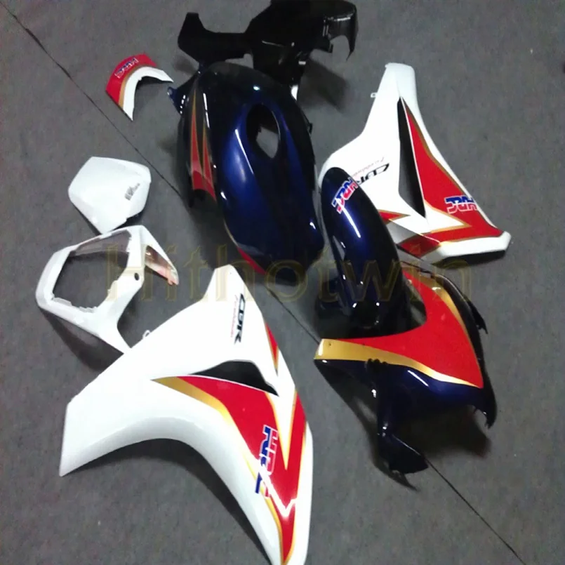T Пользовательские Обтекатели мотоцикла для HONDA CBR1000RR 2008 2009 2010 2011 мотор панели+ Botls+ литьевая форма серебристо-серый - Цвет: T