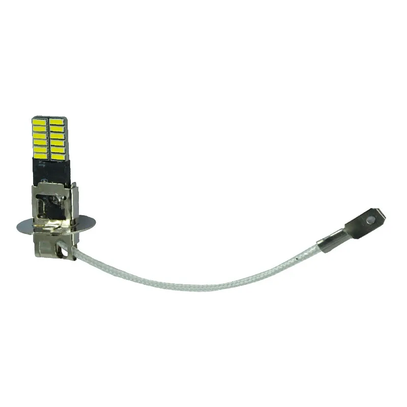 10 шт. противотуманных фар светильник s H3 24 SMD 4014 светодиодный чипы 250MA 24SMD Авто H1