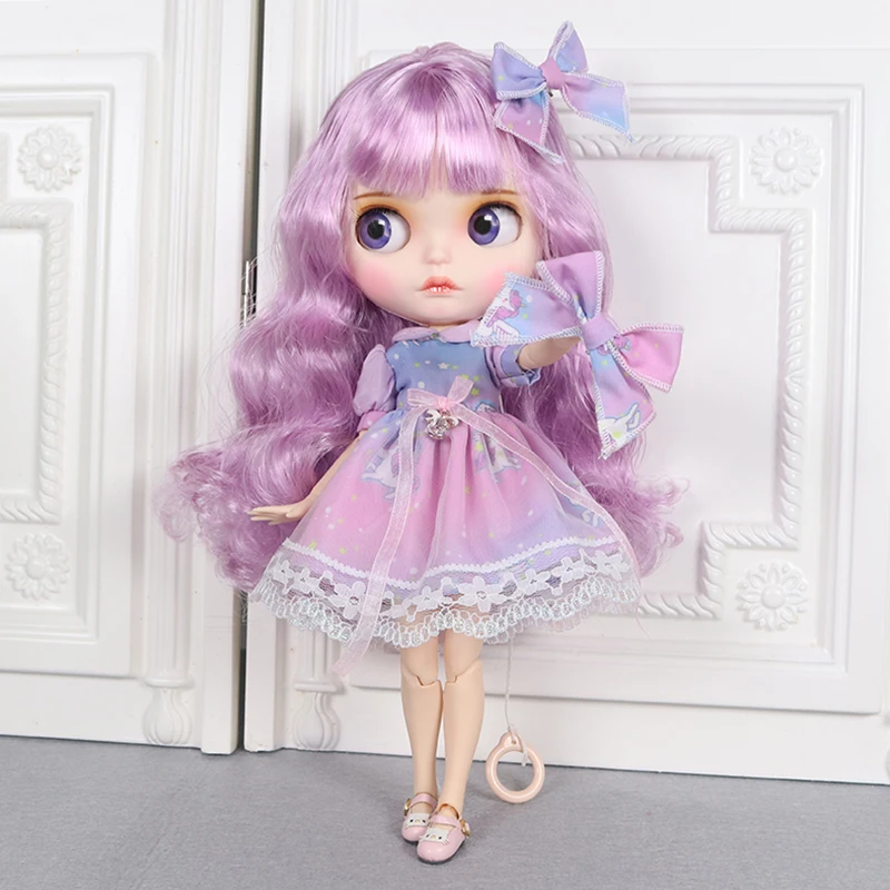 Ледяной DBS Blyth кукольные 1/6 шарнирное тело ручная роспись матовая лицевая сторона