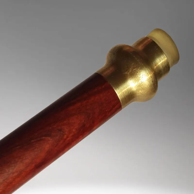 Деревянный трость из красного дерева с круглыми головками старая деревянной