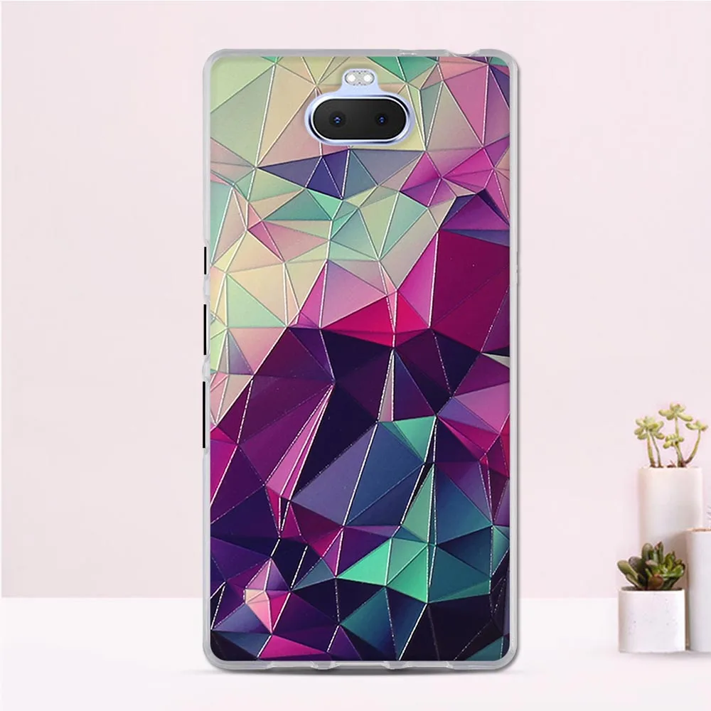 Чехол для телефона sony Xperia 10 Plus чехол Мягкие Чехлы из ТПУ задняя крышка