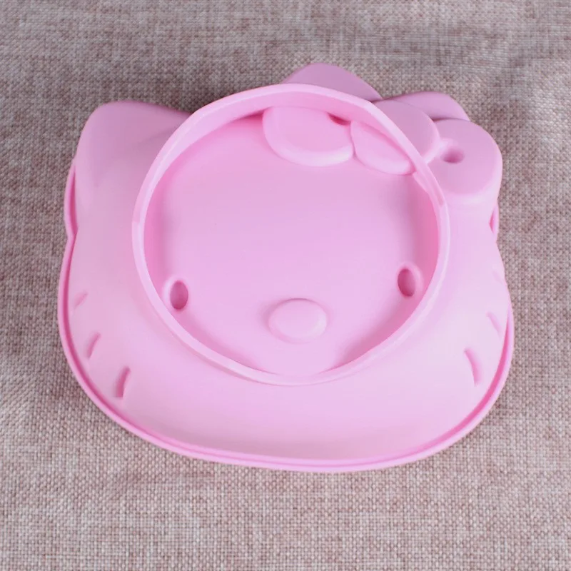 6 дюймов розовый hello kitty торт плесень утолщение силиконовые мультфильм торт выпечки Плесень
