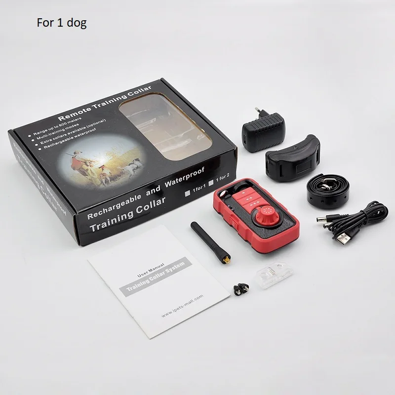 

Dog Training Collar 610 Shock Vibration Beep Waterproof Rechargeable Anti Bark Remote Control 880 Yards For 1 dog