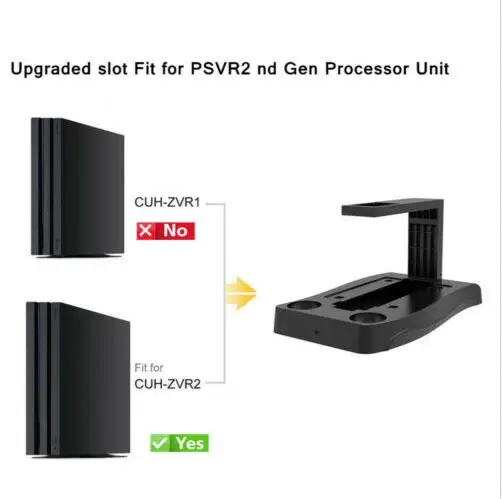 Вертикальная подставка 4 в 1 PS VR 2-го поколения PS4 коннектор для хранения очков