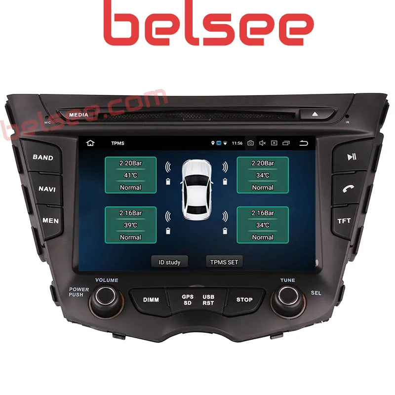 Belsee автомобильный Радио Мультимедиа GPS Android 8 0 навигация dvd плеер Восьмиядерный Ram