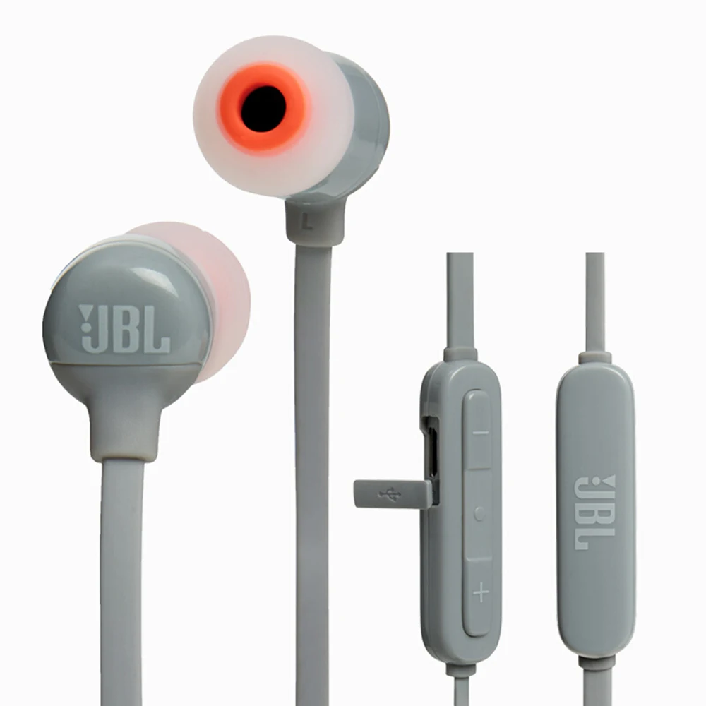 JBL TUNE T110BT беспроводные Bluetooth наушники Магнитная Спортивная гарнитура музыкальные наушники Поддержка громкой связи звонки с микрофоном
