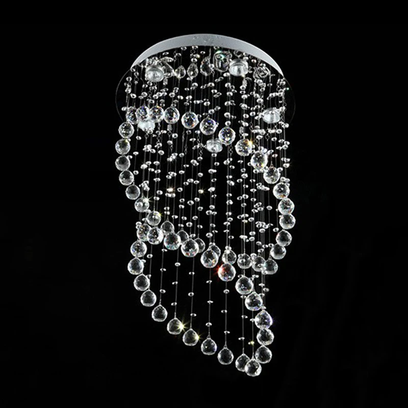 Современная хрустальная Европейская винтажная люстра в стиле лофт с 5 лампами GU10