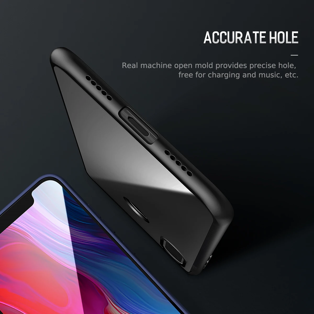 Тонкий чехол ROCK для Xiaomi Mi 8, мягкий чехол из ТПУ+ жесткого поликарбоната, сверхпрочный защитный силиконовый чехол для Xiaomi Mi 8