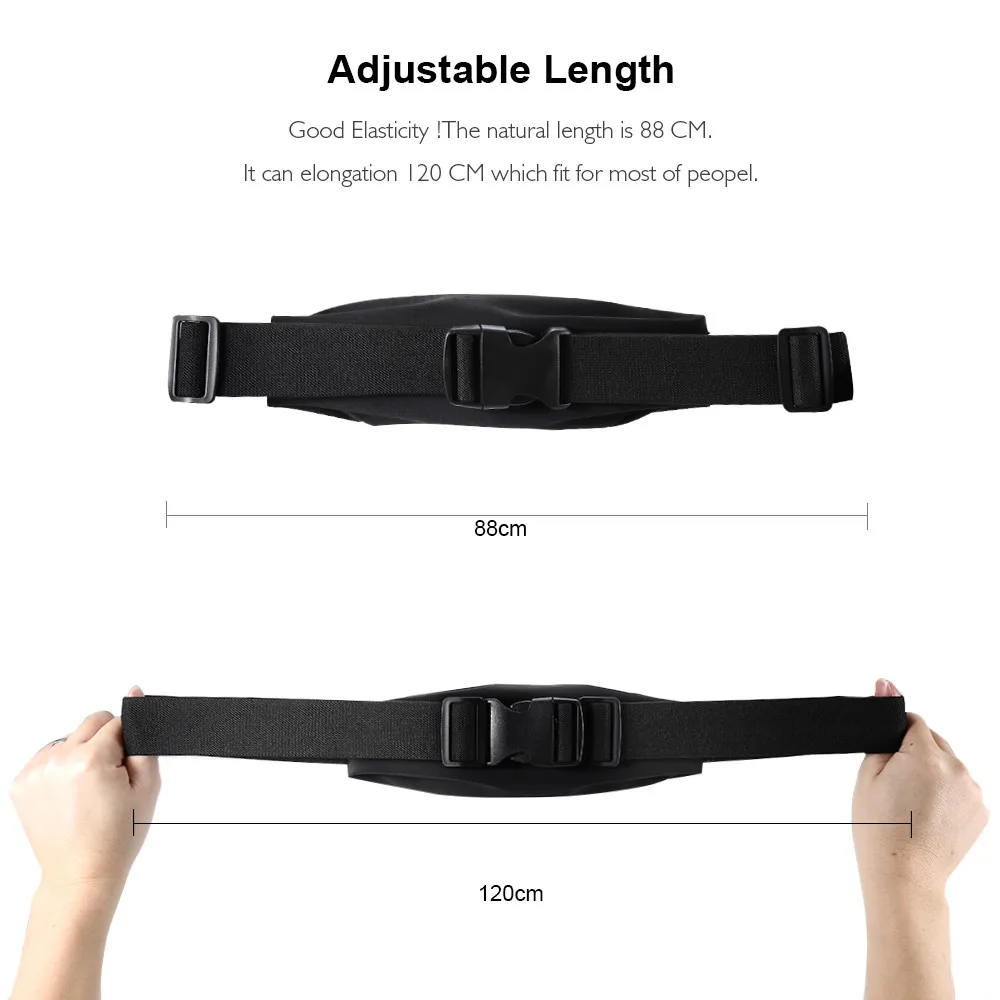 KISSCASE водонепроницаемый спортивный гимнастический поясной чехол для iPhone 6 6S 7 Plus 5