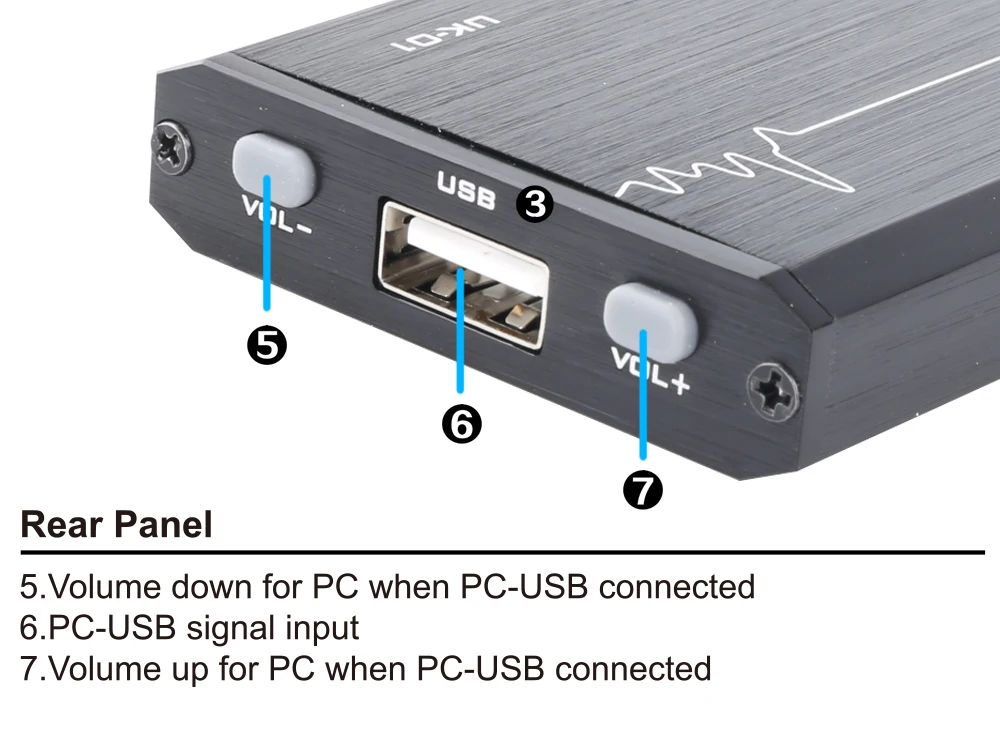 NFJ& FXAUDIO FX-AUDIO UK-01 мини аудио Внешняя USB звуковая карта портативный усилитель для наушников выход CM6533 MAX9722