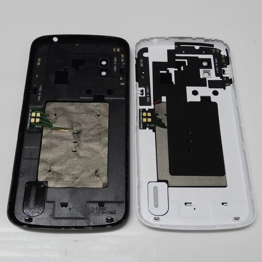 Новинка Высококачественная крышка аккумулятора для LG Google Nexus 4 E960 задняя