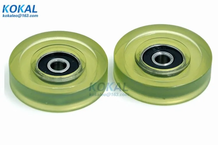 [PU0640-10] 10 шт. полиуретановый PU счетчик валюты машина роликовый подшипник колеса 6*40*10 мм внешний диаметр 40 мм