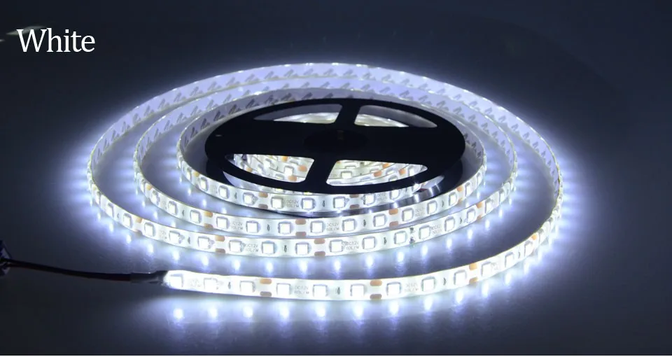 DC 12 В SMD5050 RGB светодиодный светильник IP20/IP65 Водонепроницаемый 5 м 60 светодиодов/м Светодиодная полоса Fita Светодиодная лента лампа Bombillas светодиодный светильник