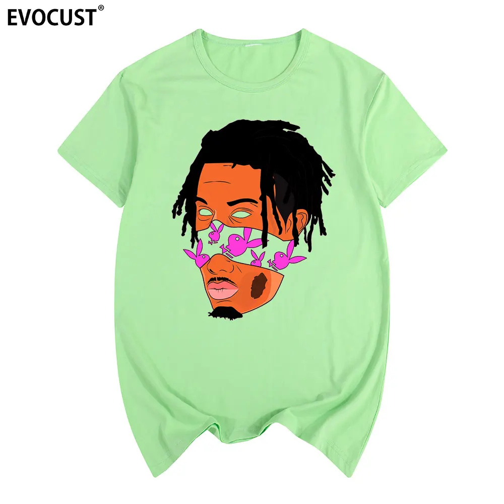 Playboi Carti винтажная крутая графическая футболка, Хлопковая мужская футболка, новая модная футболка - Цвет: fruit green