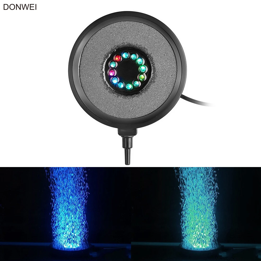 Домашний водонепроницаемый RGB светодиодный подводный светильник Круглый