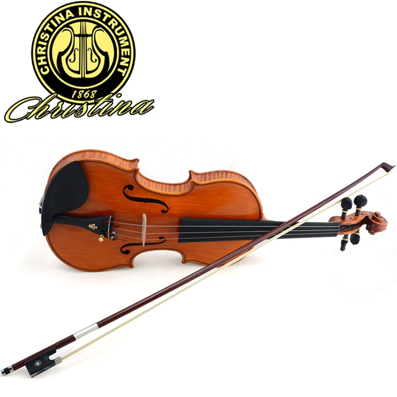 Высокое качество Кристина скрипка Бант G01 Пастельное дерево чистый белый конь 1/8