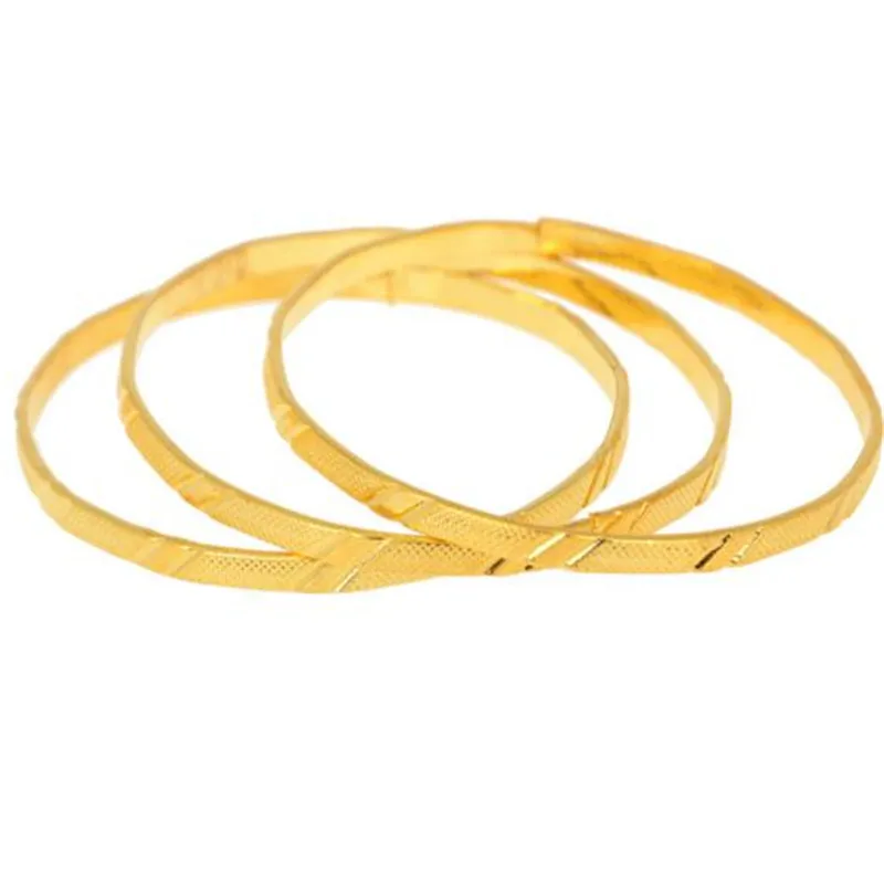 3 шт./компл. детская браслет новая мода Винтаж цвета: золотистый Серебристый