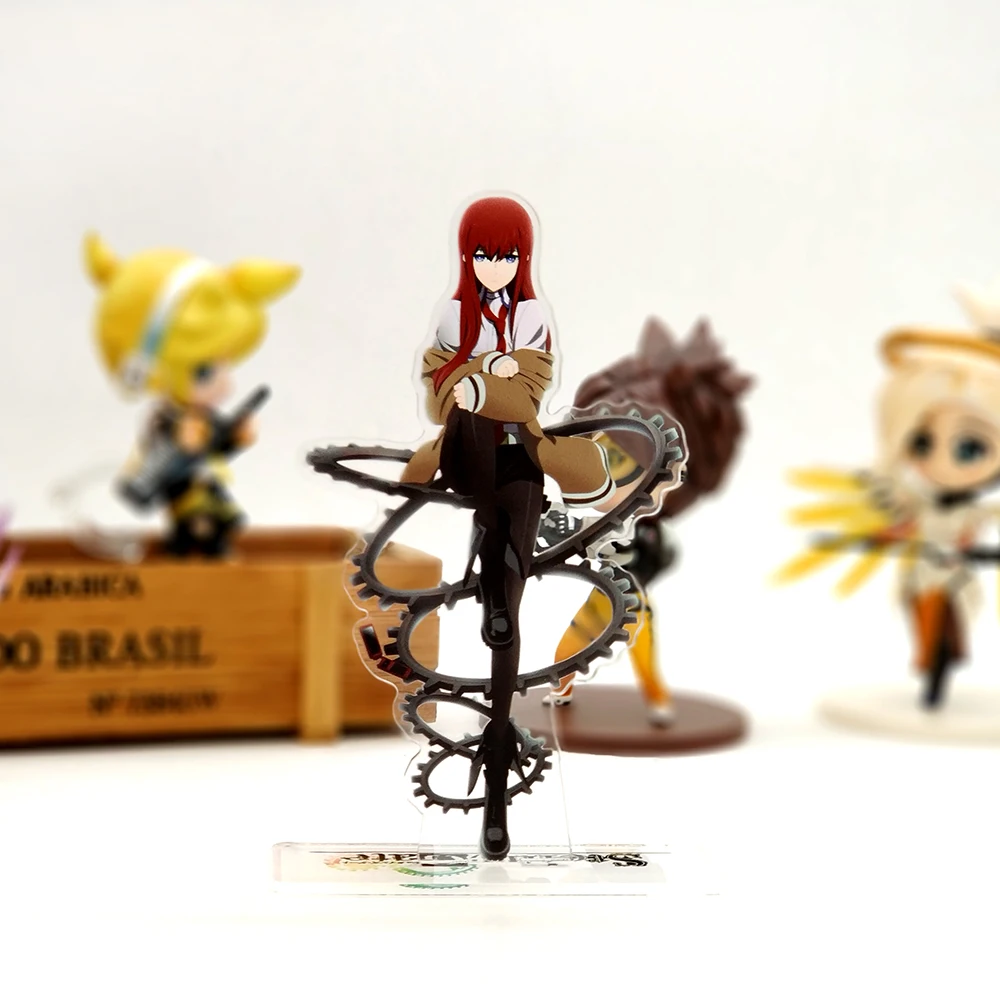 Love Thank You Steins Gate 0 Kurisu Makise фигурка на акриловой подставке модель пластина Держатель торт Топпер аниме японский okabe