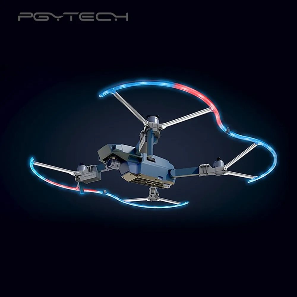 PGYTECH для DJI Mavic Pro светодиодный пропеллер с красочным 14 режимами освещения