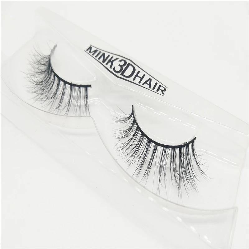 1 пара 3D ресницы из натуральной норки распродажа! Натуральный длинный керлинг