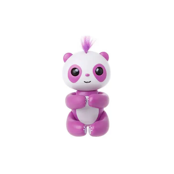 Новинка, умные электронные пальчиковые обезьяны, цветные пальчиковые панды, интерактивные игрушки для домашних животных, игрушки для мальчиков, магазин игрушек - Цвет: Черный