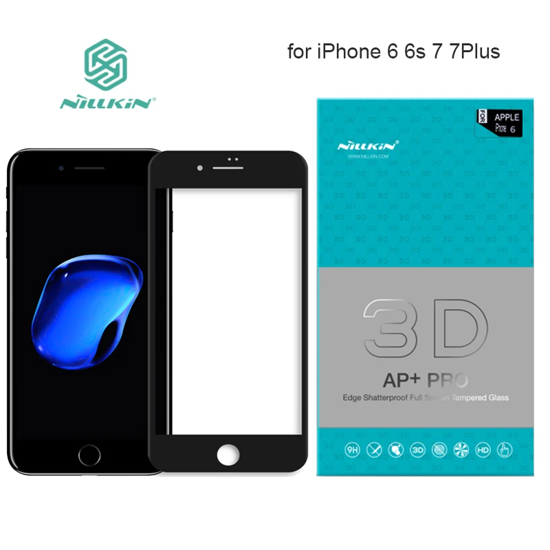 Nillkin AP + Pro Полное покрытие из закаленного стекла протектор экрана для iPhone 6 6s Plus 7 9 H