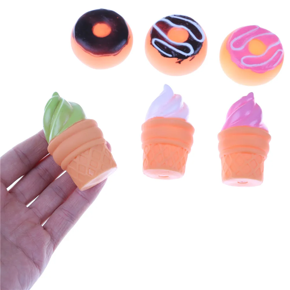 Пищевое мороженое модель детские игрушки для ванной милые мягкие резиновые