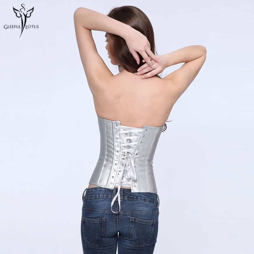 Женский корсет для похудения оболочка живота моделирующее белье талии кожаный