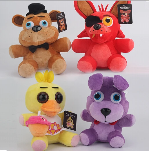 

Free shipping fox bear kid toys plush dolls which kids love stuffed soft toys 25cm high