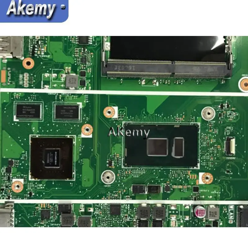AK X441UA материнская плата с 4G RAM i7-7500 для For Asus X441UV X441U F441U A441U X441UR ноутбука тест 100% ОК |