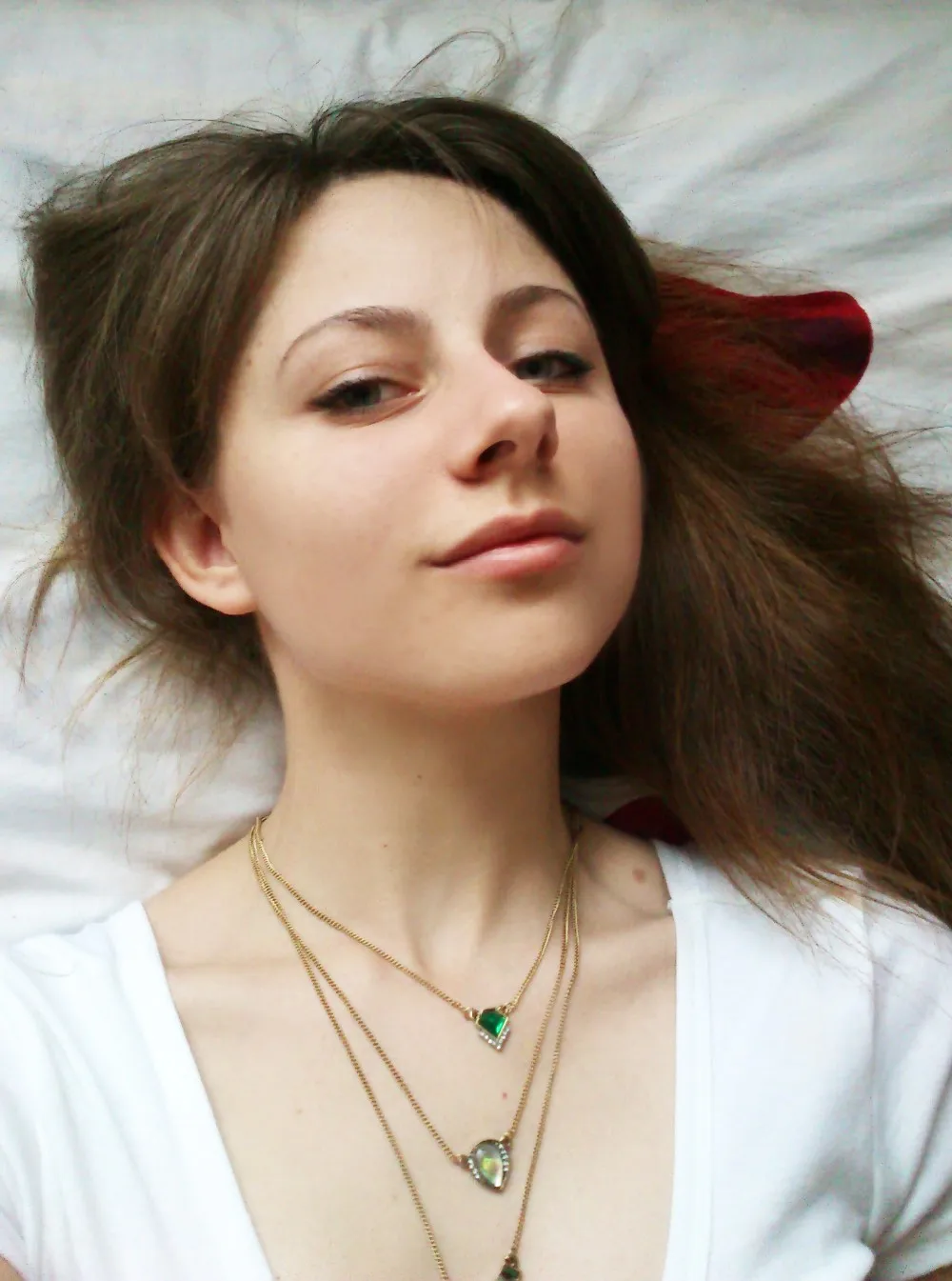 KISS ME модный геометрический имитация изумруда кулон три слоя Брендовое ожерелье с фабрики
