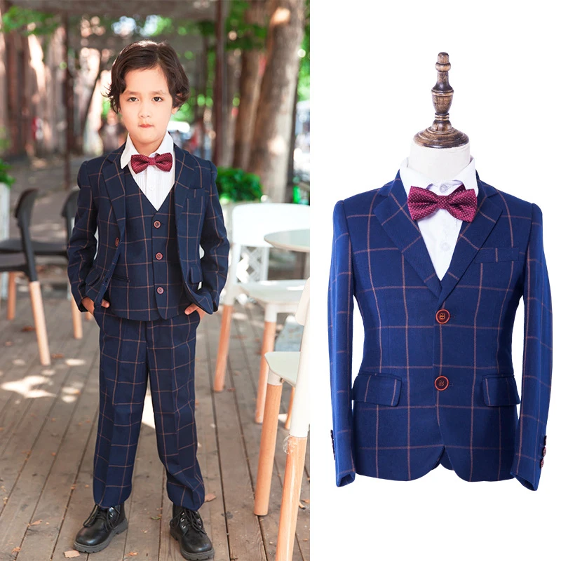 3 шт./комплект куртка + жилет брюки для мальчиков|Костюмы| |