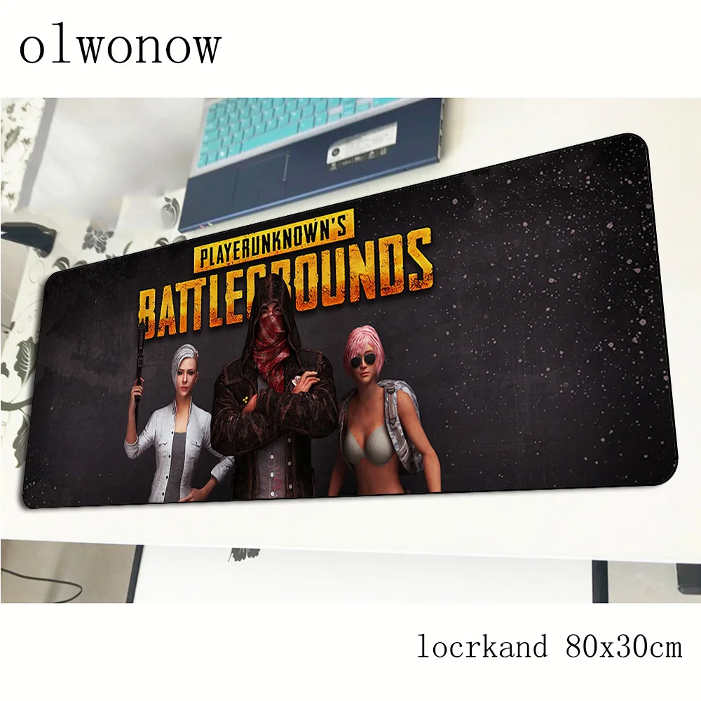 Игровой коврик для мыши pubg 80x30 см esports большой игровой locrkand компьютерный