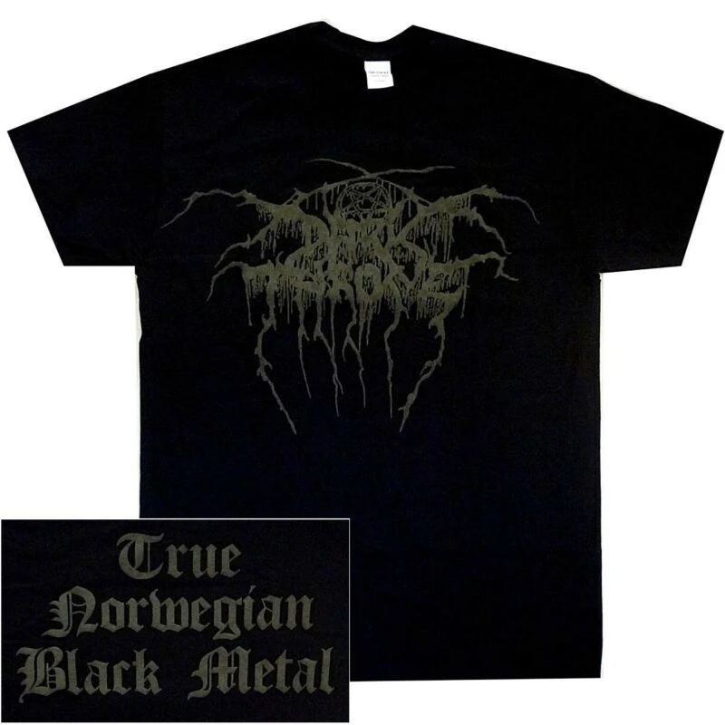 Darkthrone настоящая норвежская черная металлическая серая рубашка с логотипом s m l xl