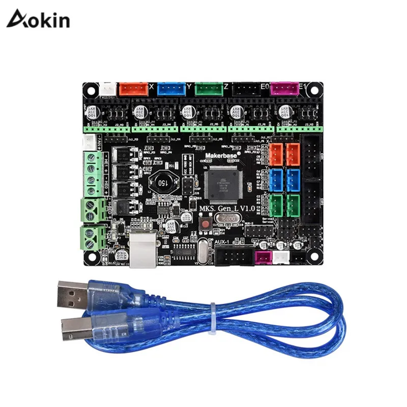 MKS GEN L V1.0 плата контроллера для 3D принтеров совместимая Ramps 1 6 Mega 2560 R3 Поддержка