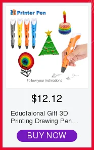 Eductaional Gift 3D Ручка для печати и рисования моделирование рукоделия ABS филаментное искусство принтер инструмент подарок использование ABS нить США/ЕС/Великобритания/AU plug