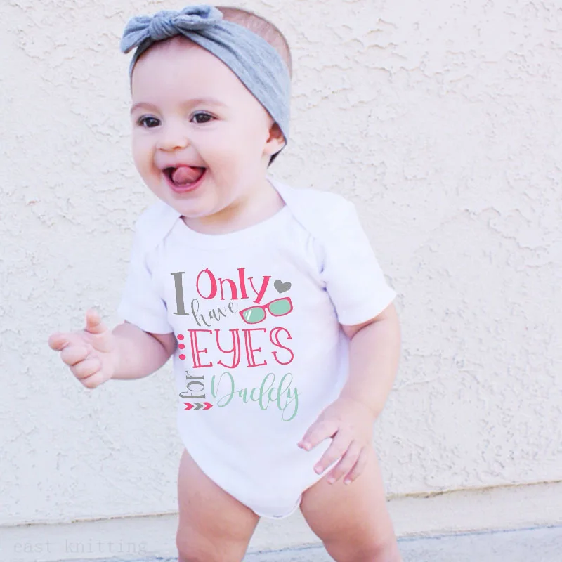 

DERMSPE Summer Newborn Baby Boys Girls Fashion Short Sleeve Color Letter Print Cute Cotton Climbing Romper Outfits Baby Clothes