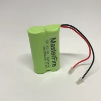 masterfire new original ni mh aa 2 4v 1800mah ni mh rechargeable battery pack with plugs for cordless phone batteries