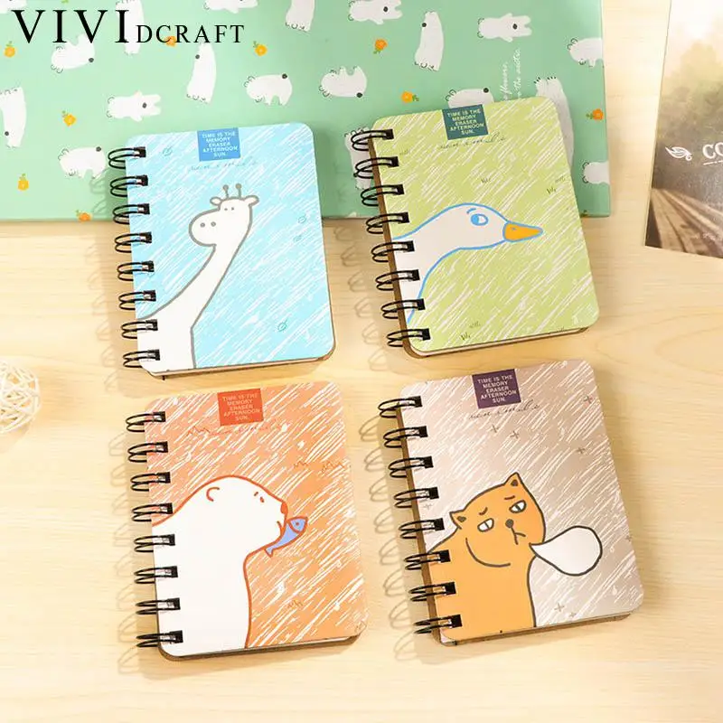Vividcraft каваи Корея канцелярские спираль ноутбуков журналы ежемесячно