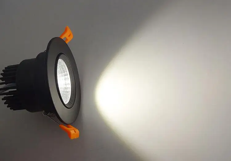 1 шт. светодиодный COB даунлайт с регулируемой яркостью ac110-240V 10 W 15 W утопленный светодиодный точечный потолочный светильник лампочки Освещение в помещении