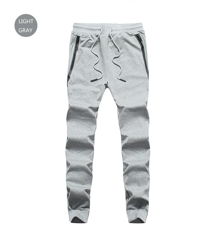 Повседневные спортивные брюки мужские s Jogger новые осенние весенние брюки с эластичной талией хлопковые спортивные брюки для мужчин тонкие брюки большие размеры K127