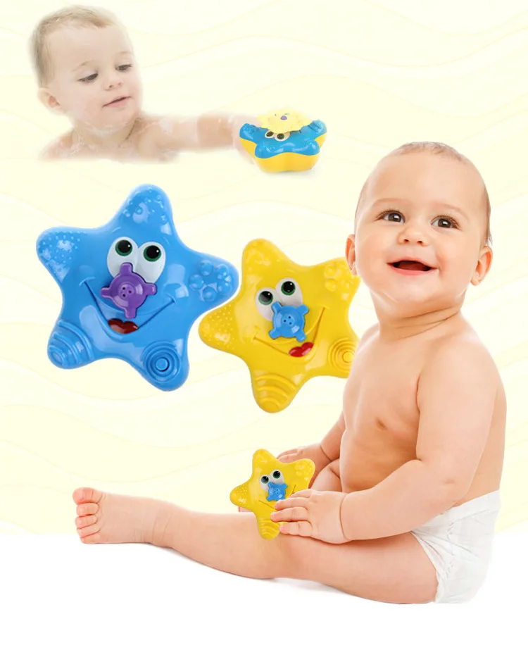 

2020 Bathing water bath toy starfish BABY sassy toys Swimming toys
