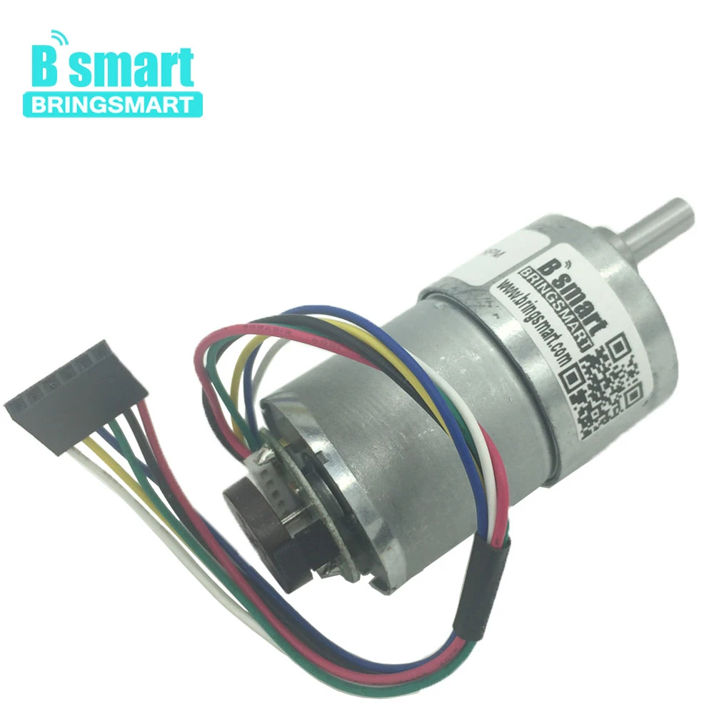 Bringsmart JGB37 3530B мотор редуктор с кодером двигатель постоянного тока 12 В высокий