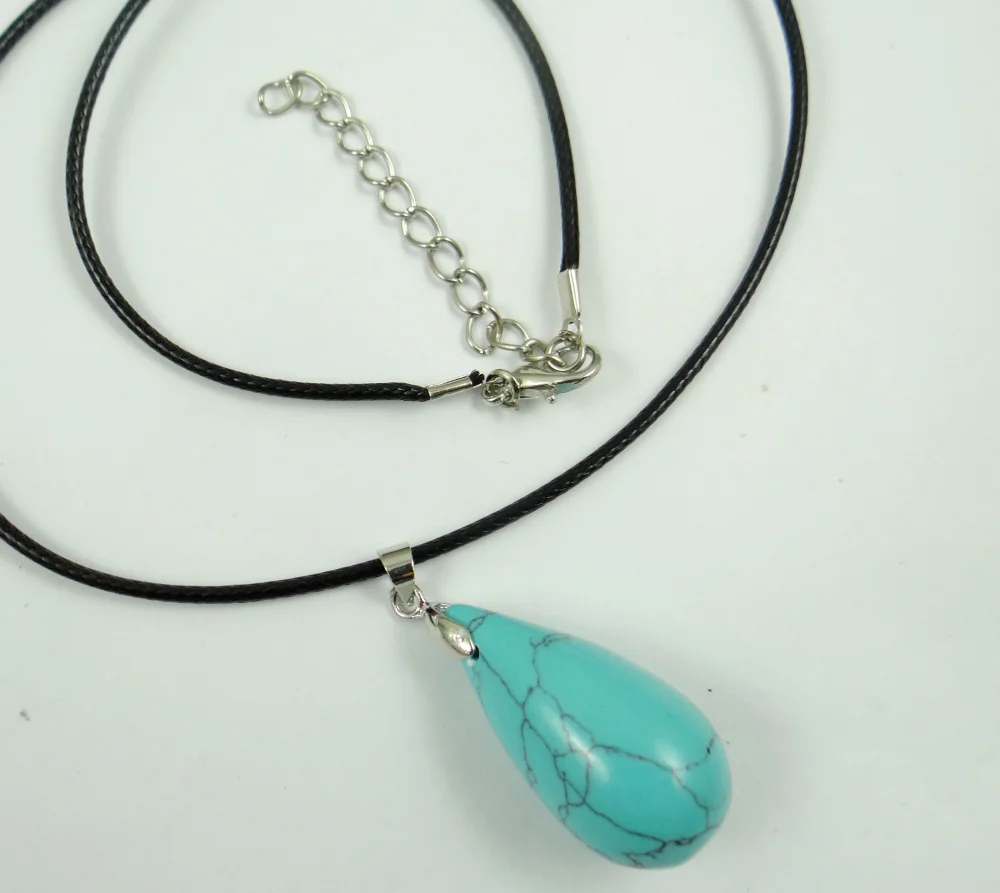 2018 new fashion natural stone crystal ornament Necklace Pendant 29*15MM | Украшения и аксессуары
