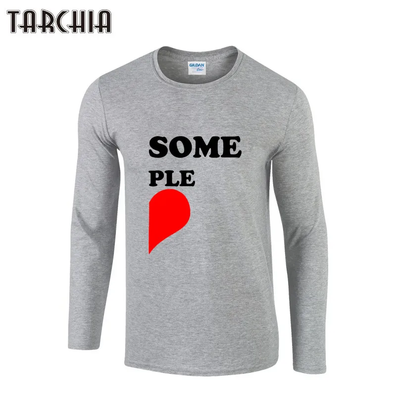 

TARCHIA Plus Size Mens Autumn Spring Casual T-shirt Fashion Slim Long Sleeve O Neck T Shirt 2021 Fashion Mens Tees Tops Homme