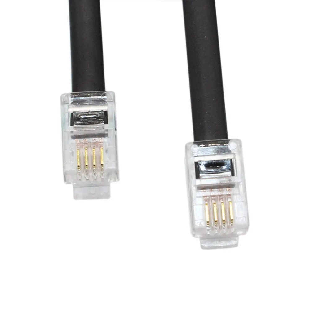LBSC RJ9 Coiled Telephone Phone Handset Cord Cable 10FT Black | Компьютеры и офис