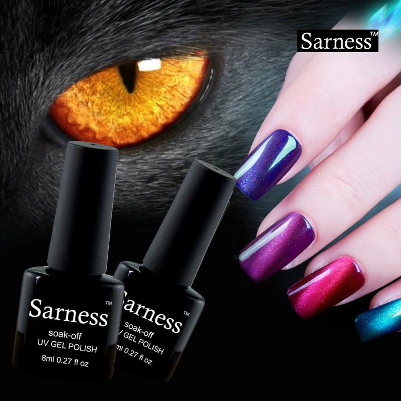 Sarness дешевые 3D лак для ногтей Гель Длительное Действие яркий 8 мл Лаки Красочный