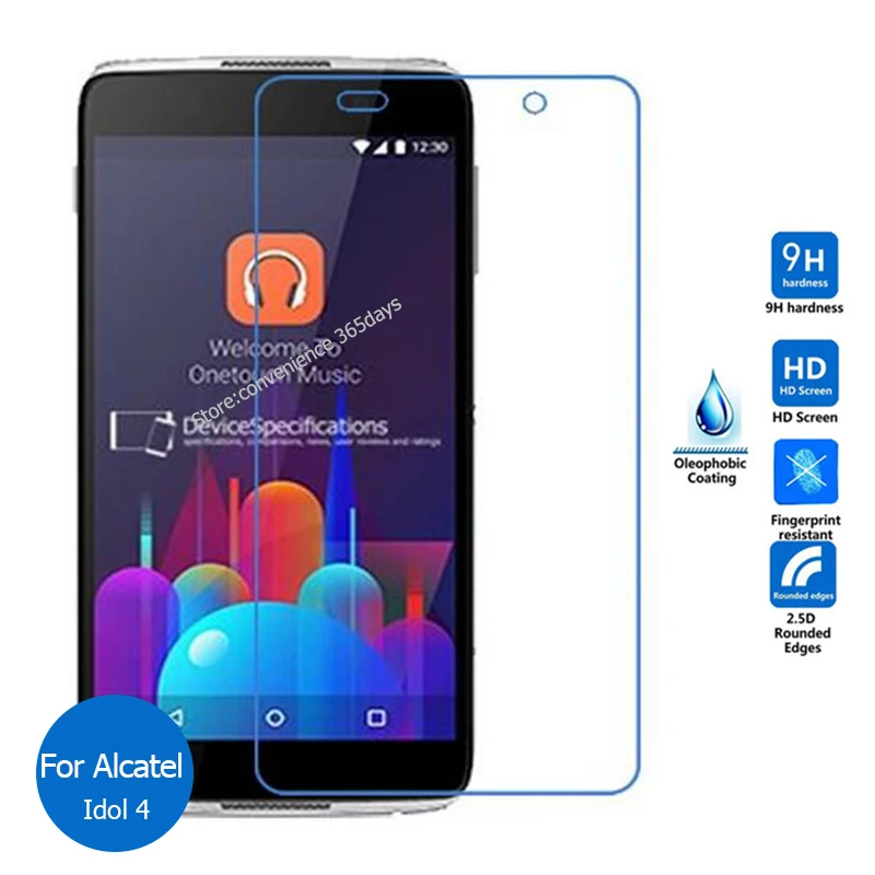 Закаленное Стекло Жесткий Телефон Экран протектор Защитная для Alcatel One Touch Pixi 3 (3.5
